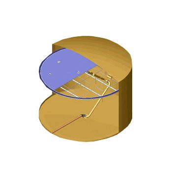 Floating oil outlet device LTFDC type